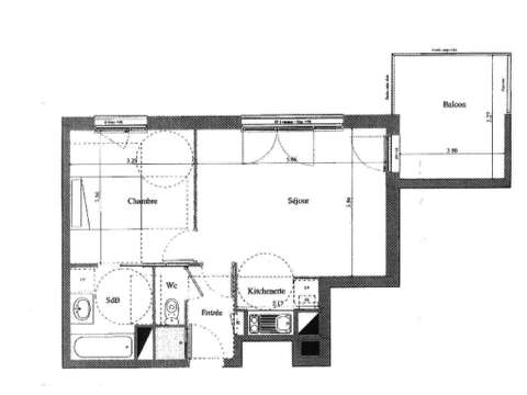 Location appartement 2 pièces