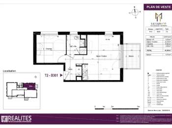 Location appartement 2 pièces Nantes 44