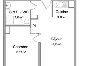 Location appartement 2 pièces