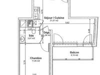 Location appartement 2 pièces