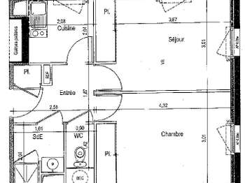 Location Appartement 2 piècesNantes