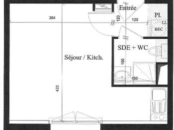 Location appartement 1 pièce Nantes 44