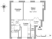 Location appartement 2 pièces
