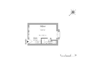Location appartement 1 pièce
