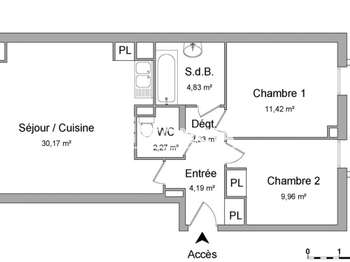 Location appartement 3 pièces Location appartement 3 pièces