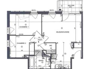 Location Appartement 3 piècesNantes