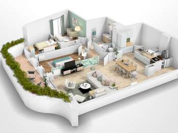 Location Appartement 4 piècesNantes