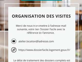 Location appartement 1 pièce