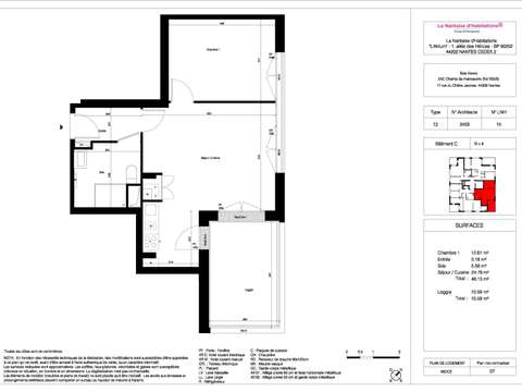 Location appartement 2 pièces