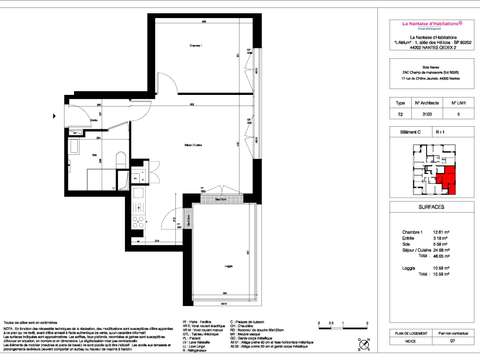 Location appartement 2 pièces