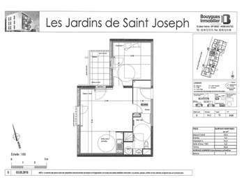 Location Appartement 2 piècesNantes Beaujoire - Saint-Joseph