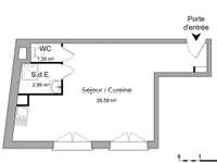 Location appartement 1 pièce