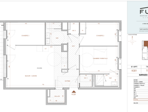 Location Appartement 4 piècesNantes Breil - Malville