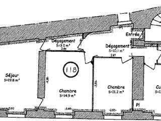 Location appartement 3 pièces