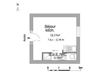 Location appartement 1 pièce