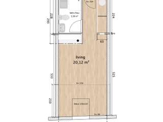 Location Studio 1 pièce