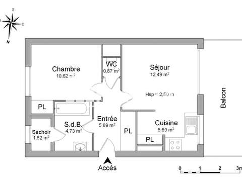 Location appartement 2 pièces