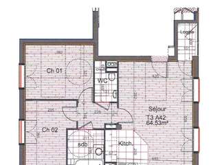 Location appartement 3 pièces
