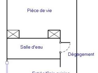 Location Studio 1 pièce