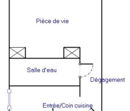 Location Studio 1 pièce