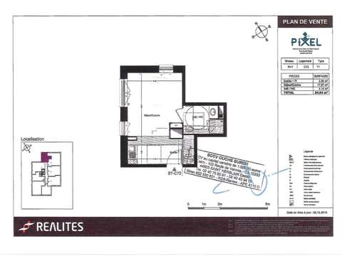Location appartement 1 pièce Nantes Centre Ville 44