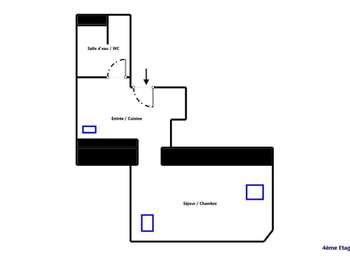 Location appartement 1 pièce Nantes Centre Ville 44