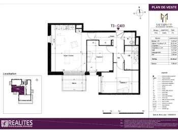Location appartement 3 pièces Nantes Centre Ville 44