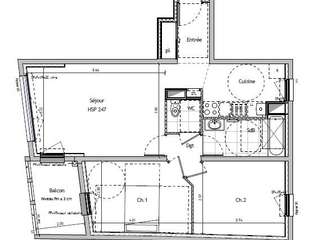 Location appartement 3 pièces