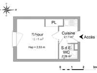 Location appartement 1 pièce