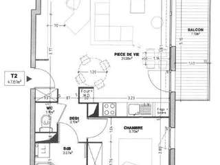 Location appartement 2 pièces