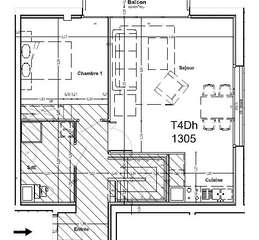 Location appartement 4 pièces