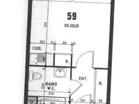 Location appartement 1 pièce