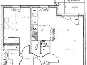 Location Appartement 2 piècesNantes Doulon - Vieux Doulon