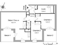 Location appartement 3 pièces