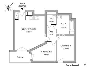 Location appartement 3 pièces Location appartement 3 pièces