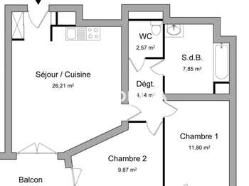 Location appartement 3 pièces