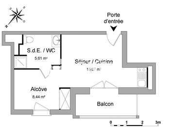 Location appartement 1 pièce Location appartement 1 pièce