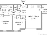 Location appartement 3 pièces