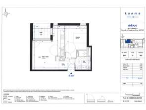 Location Appartement 2 piècesNantes Géraudière - Boissière
