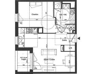 Location appartement 2 pièces