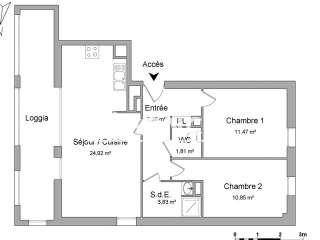 Location appartement 3 pièces Location appartement 3 pièces