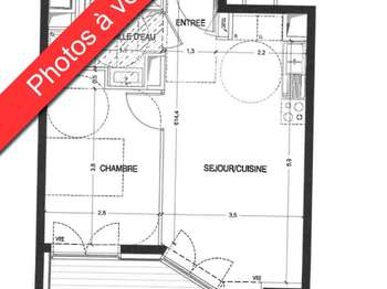 Location appartement 2 pièces Nantes Île de Nantes 44