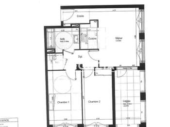 Location Appartement 3 piècesNantes Île de Nantes