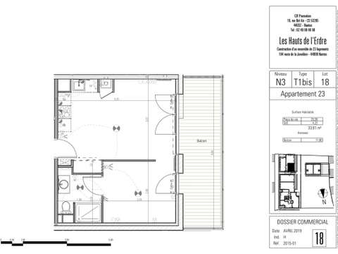 Location appartement 1 pièce
