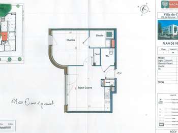 Location Appartement 2 piècesNantes Pont Du Cens - Petit Port