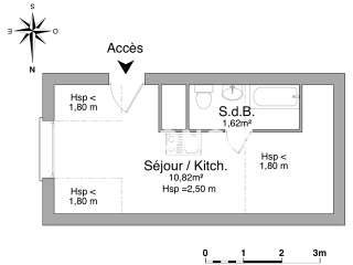 Location appartement 1 pièce