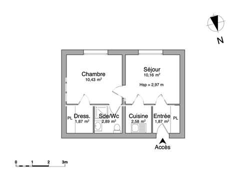 Location appartement 2 pièces