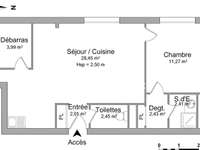 Location appartement 2 pièces Location appartement 2 pièces