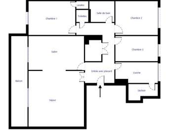 Location appartement 5 pièces