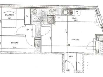 Location Appartement 2 piècesNantes Rond-Point De Rennes